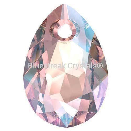 Serinity Pendants Pear Cut (6433) Light Rose Shimmer-Serinity Pendants-11.5mm - Pack of 2-Bluestreak Crystals