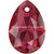 Serinity Pendants Pear Cut (6433) Scarlet-Serinity Pendants-9mm - Pack of 4-Bluestreak Crystals