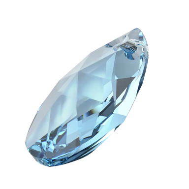 Serinity Pendants Peardrop (6106) Aquamarine - Bluestreak Crystals