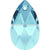 Serinity Pendants Peardrop (6106) Aquamarine-Serinity Pendants-16mm - Pack of 2-Bluestreak Crystals