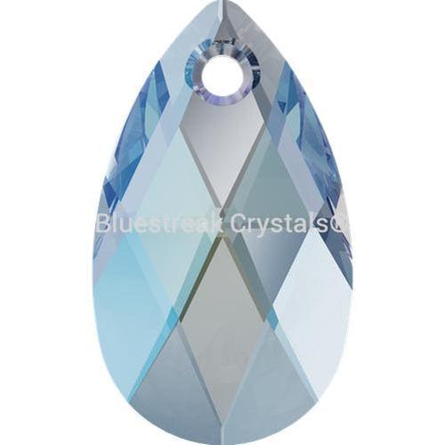 Serinity Pendants Peardrop (6106) Aquamarine Shimmer-Serinity Pendants-16mm - Pack of 2-Bluestreak Crystals