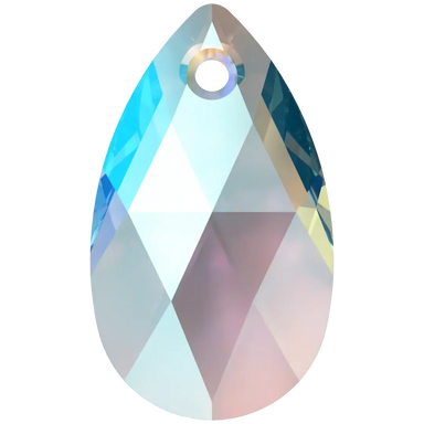 Serinity Pendants Peardrop (6106) Aquamarine Shimmer - Bluestreak Crystals