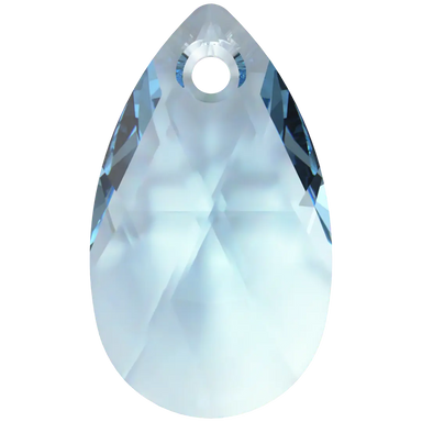 Serinity Pendants Peardrop (6106) Aquamarine - Bluestreak Crystals