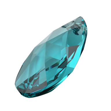 Serinity Pendants Peardrop (6106) Blue Zircon - Bluestreak Crystals