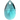 Serinity Pendants Peardrop (6106) Blue Zircon - Bluestreak Crystals