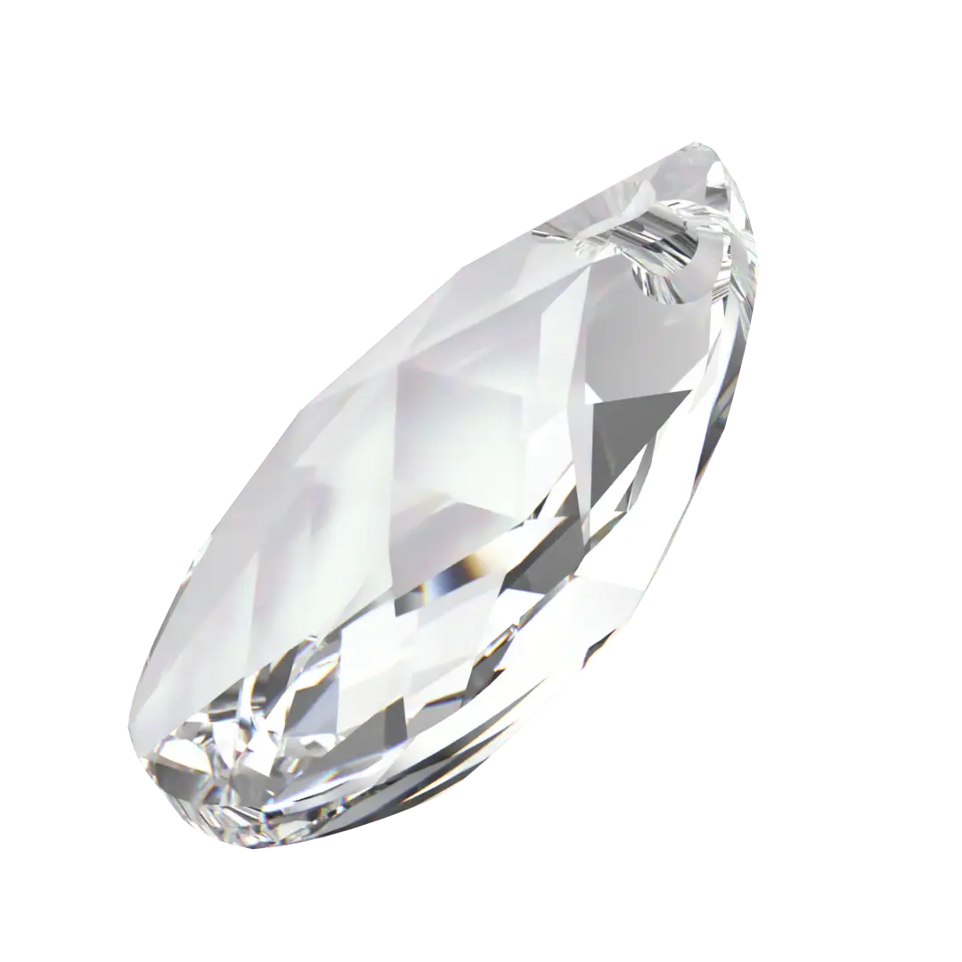 Swarovski Pendants Peardrop (6106) Crystal - Bluestreak Crystals