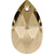Serinity Pendants Peardrop (6106) Crystal Golden Shadow-Serinity Pendants-16mm - Pack of 2-Bluestreak Crystals