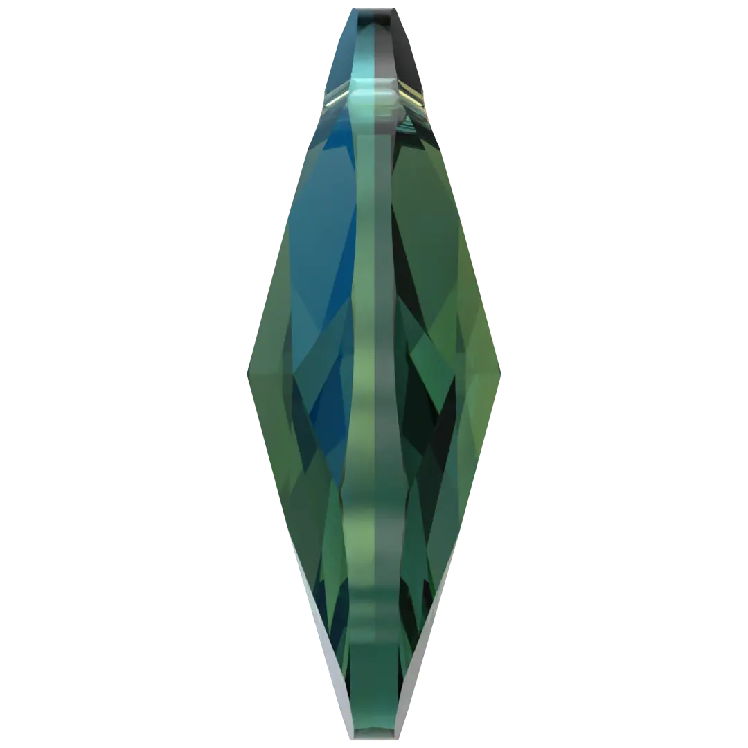 Swarovski Pendants Peardrop (6106) Emerald Shimmer - Bluestreak Crystals