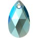 Swarovski Pendants Peardrop (6106) Emerald Shimmer - Bluestreak Crystals
