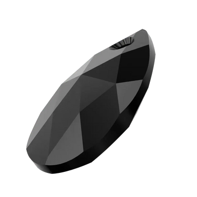 Serinity Pendants Peardrop (6106) Jet - Bluestreak Crystals