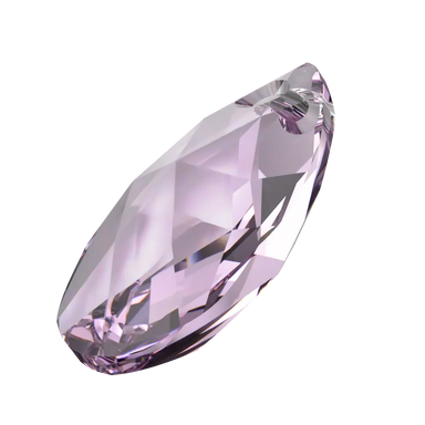Serinity Pendants Peardrop (6106) Light Amethyst - Bluestreak Crystals