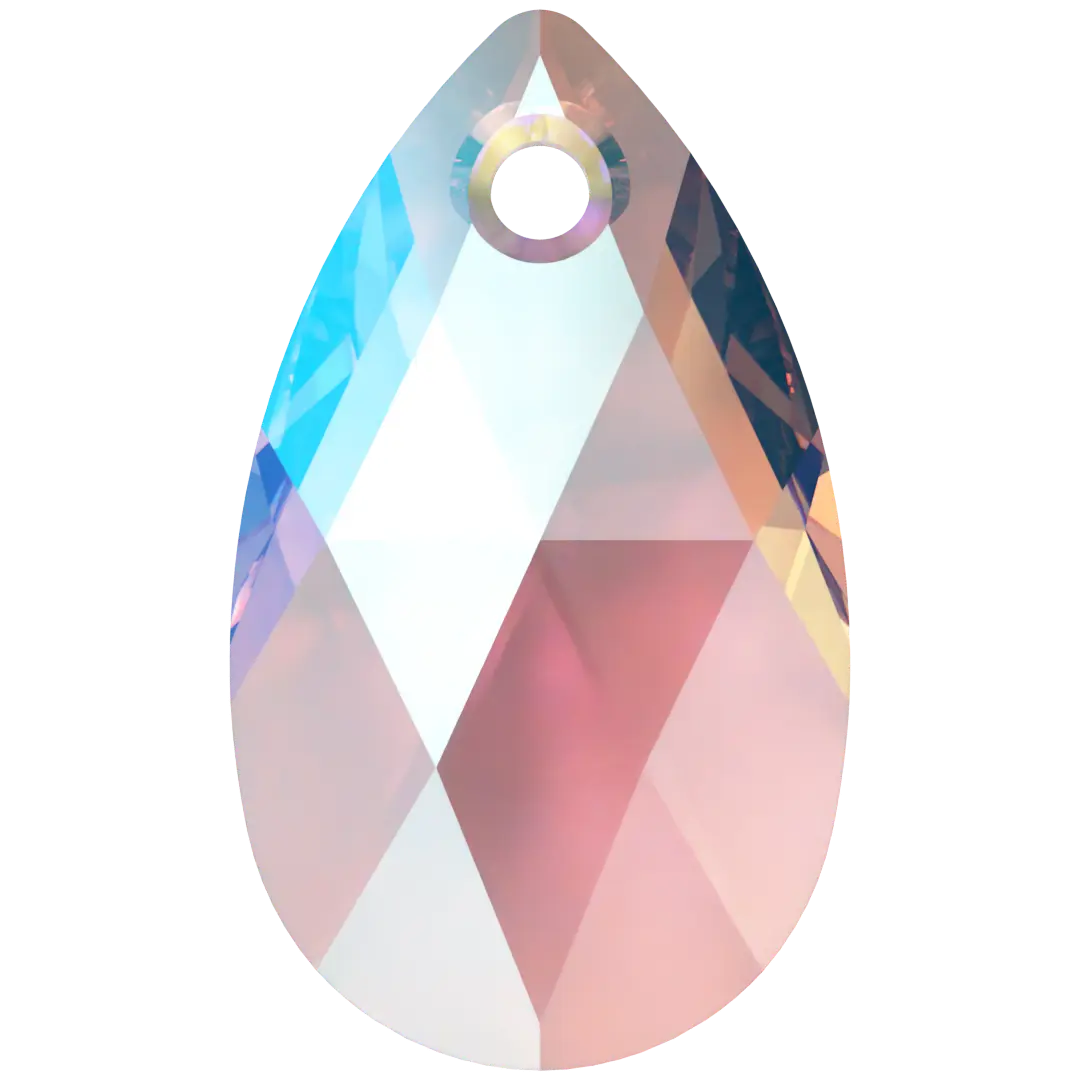 Serinity Pendants Peardrop (6106) Light Amethyst Shimmer - Bluestreak Crystals