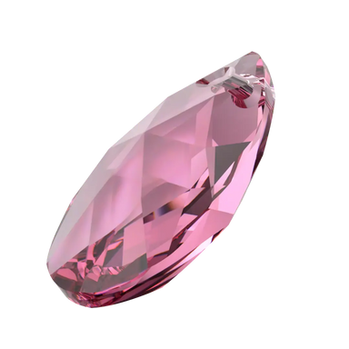 Serinity Pendants Peardrop (6106) Rose - Bluestreak Crystals