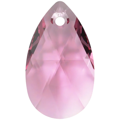 Serinity Pendants Peardrop (6106) Rose - Bluestreak Crystals