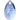 Serinity Pendants Peardrop (6106) Sapphire - Bluestreak Crystals