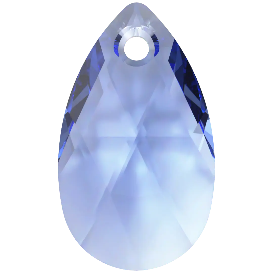 Serinity Pendants Peardrop (6106) Sapphire - Bluestreak Crystals