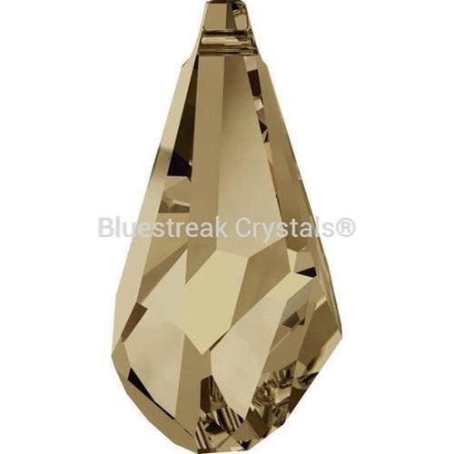 Serinity Pendants Polygon Drop (6015) Crystal Golden Shadow-Serinity Pendants-17mm - Pack of 1-Bluestreak Crystals