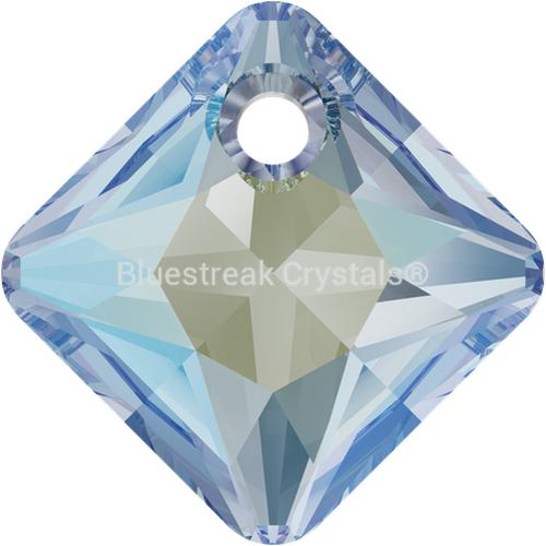 Serinity Pendants Princess Cut (6431) Aquamarine Shimmer-Serinity Pendants-11.5mm - Pack of 1-Bluestreak Crystals