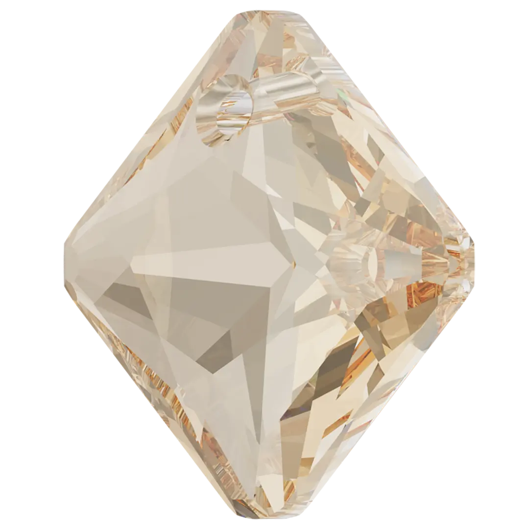 Serinity Pendants Princess Cut (6431) Crystal Golden Shadow - Bluestreak Crystals