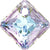 Serinity Pendants Princess Cut (6431) Crystal Vitrail Light P-Serinity Pendants-9mm - Pack of 2-Bluestreak Crystals