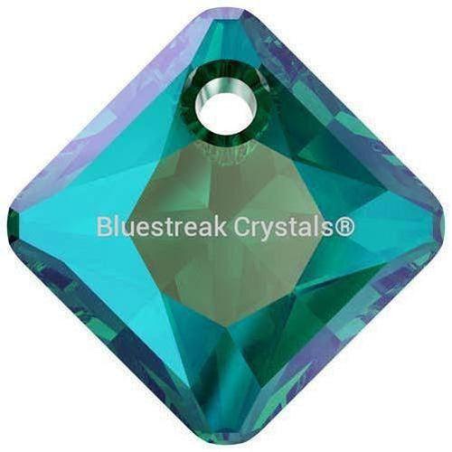 Serinity Pendants Princess Cut (6431) Emerald Shimmer-Serinity Pendants-9mm - Pack of 2-Bluestreak Crystals