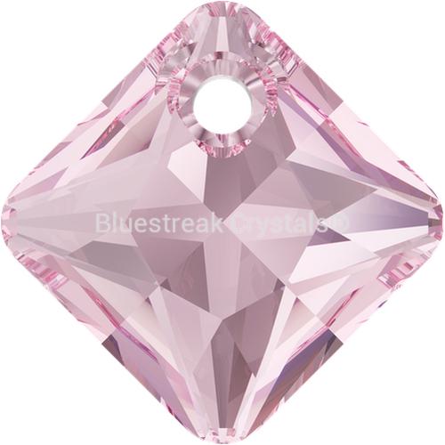 Serinity Pendants Princess Cut (6431) Light Rose-Serinity Pendants-9mm - Pack of 2-Bluestreak Crystals