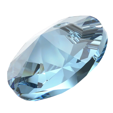 Serinity Pendants Round Cut (6428) Aquamarine - Bluestreak Crystals