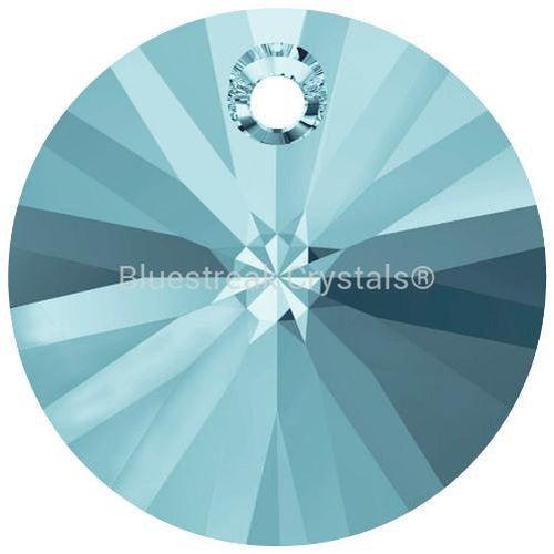 Serinity Pendants Round Cut (6428) Aquamarine-Serinity Pendants-6mm - Pack of 20-Bluestreak Crystals