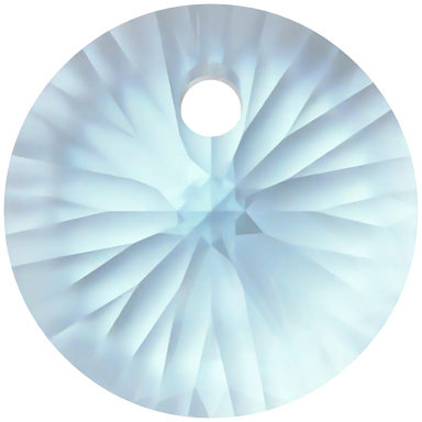 Serinity Pendants Round Cut (6428) Aquamarine - Bluestreak Crystals