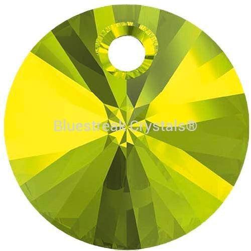 Serinity Pendants Round Cut (6428) Citrus Green-Serinity Pendants-8mm - Pack of 10-Bluestreak Crystals