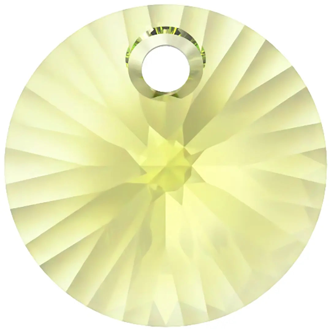 Serinity Pendants Round Cut (6428) Citrus Green - Bluestreak Crystals