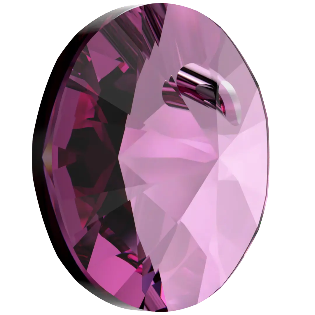 Swarovski Pendants Xilion Round (6428) Dark Rose - Bluestreak Crystals