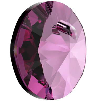 Swarovski Pendants Xilion Round (6428) Dark Rose - Bluestreak Crystals