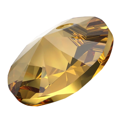 Serinity Pendants Round Cut (6428) Golden Topaz - Bluestreak Crystals