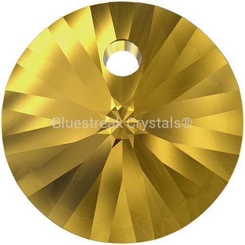 Serinity Pendants Round Cut (6428) Golden Topaz-Serinity Pendants-6mm - Pack of 20-Bluestreak Crystals