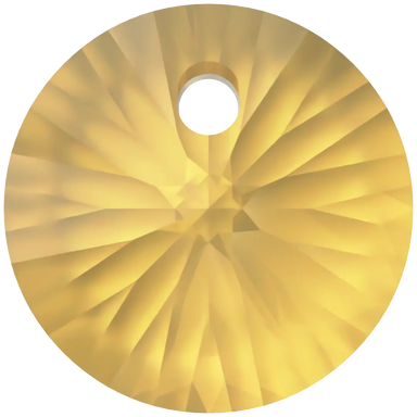 Serinity Pendants Round Cut (6428) Golden Topaz - Bluestreak Crystals