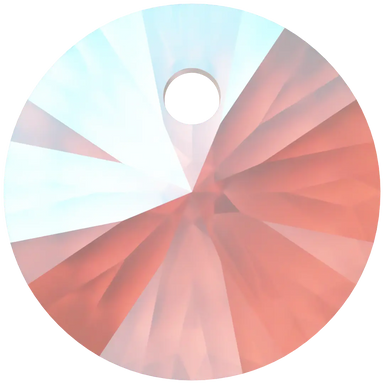 Serinity Pendants Round Cut (6428) Light Rose Shimmer - Bluestreak Crystals