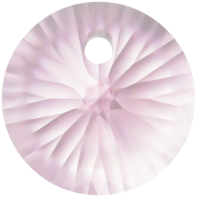 Serinity Pendants Round Cut (6428) Light Rose - Bluestreak Crystals