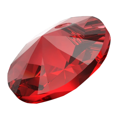 Serinity Pendants Round Cut (6428) Light Siam - Bluestreak Crystals