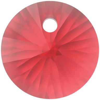 Serinity Pendants Round Cut (6428) Light Siam - Bluestreak Crystals