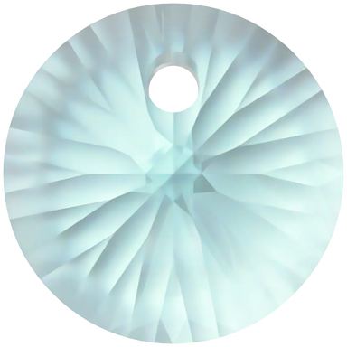 Serinity Pendants Round Cut (6428) Light Turquoise - Bluestreak Crystals