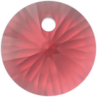 Serinity Pendants Round Cut (6428) Scarlet - Bluestreak Crystals