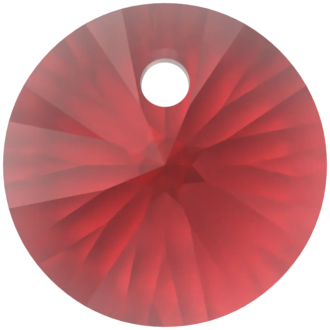 Serinity Pendants Round Cut (6428) Siam - Bluestreak Crystals