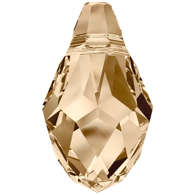 Serinity Pendants Small Briolette (6007) Crystal Golden Shadow - Bluestreak Crystals
