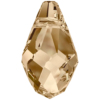 Serinity Pendants Small Briolette (6007) Crystal Golden Shadow - Bluestreak Crystals