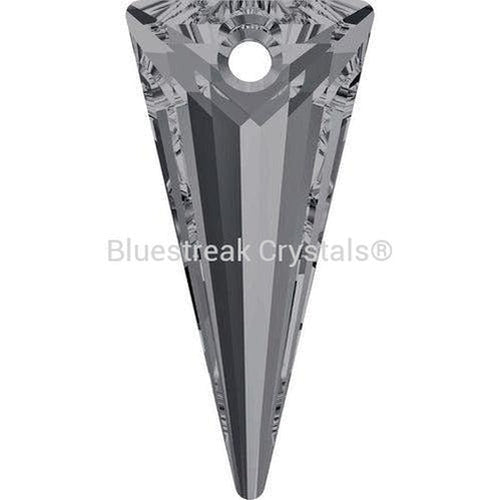 Serinity Pendants Spike (6480) Crystal Silver Night-Serinity Pendants-18mm - Pack of 1-Bluestreak Crystals