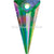 Serinity Pendants Spike (6480) Crystal Vitrail Medium P-Serinity Pendants-18mm - Pack of 1-Bluestreak Crystals