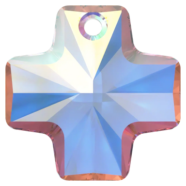 Serinity Pendants Square Cross (6866) Crystal AB - Bluestreak Crystals