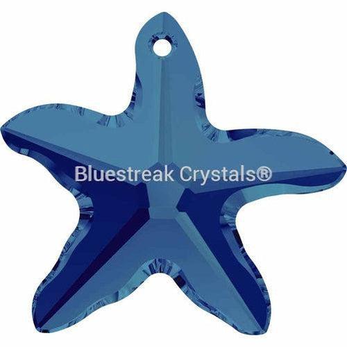 Serinity Pendants Starfish (6721) Crystal Bermuda Blue-Serinity Pendants-16mm - Pack of 1-Bluestreak Crystals