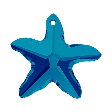 Serinity Pendants Starfish (6721) Crystal Bermuda Blue - Bluestreak Crystals